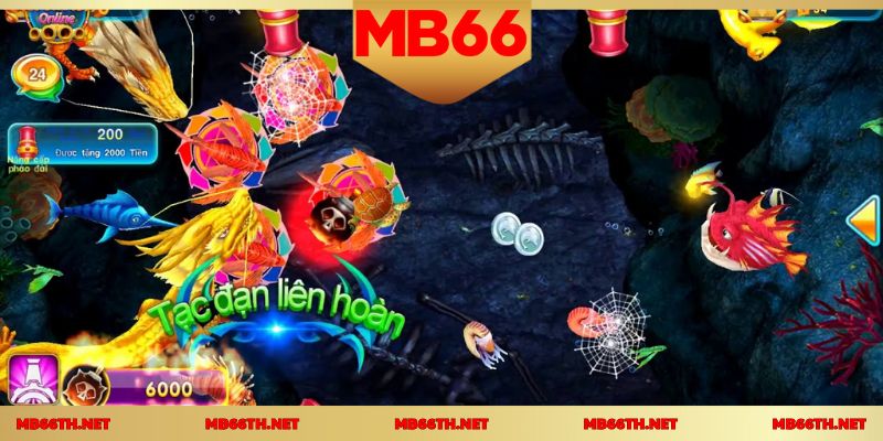 ภาพรวมโลกใต้ทะเลที่น่าหลงใหลในเกมยิงปลา